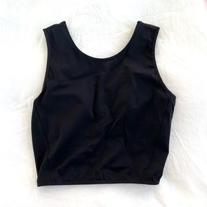 Lululemon Tank with shelf bra - size S - black